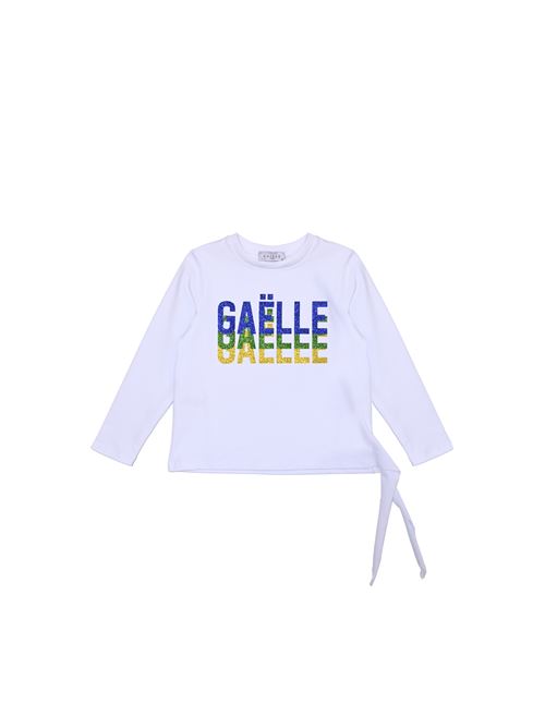 T-shirt, bambina, logata. GAELLE PARIS | 2741M00338WH